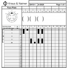 Переключатель DH10-1 A-G926-603 *KN1F +S1 M470/A1A6 +S1C T150 K +G211