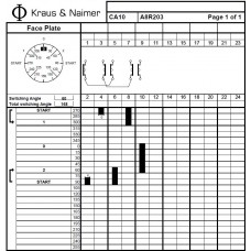 Переключатель CA10 A8R203-600 E +F121 +G222