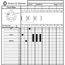 Переключатель CA10 AU891V-600 *FT2 +S0 V750D/3H/21 +F*AU997V
