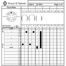 Переключатель CAD12 D-765U*01 E