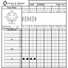 Переключатель CA40-DKD608*01 EF