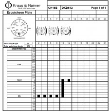 Переключатель CH16B-DKD612*01 *EF