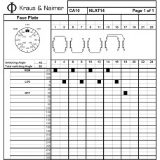 Переключатель CA10 NLAT14-000 E +S0 L100A/019A