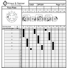 Переключатель CA20 SF3281 FT1 +M999/463 +S0 M999/WA1395