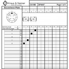 Переключатель CA10B SF4847-600 EF +F*SFA1015 +G211