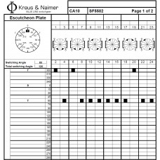 Переключатель CA10 SF5582 E +F*SFA890