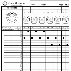 Переключатель CH11-SF7043*FT2 +S0 V750D-3H-21 +F071