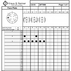 Переключатель CA10 SF7890-603 FT2