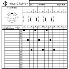 Переключатель CA4 SF8879 E +F057