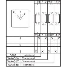 Переключатель CH10 A565*FT +S0 Q110-2